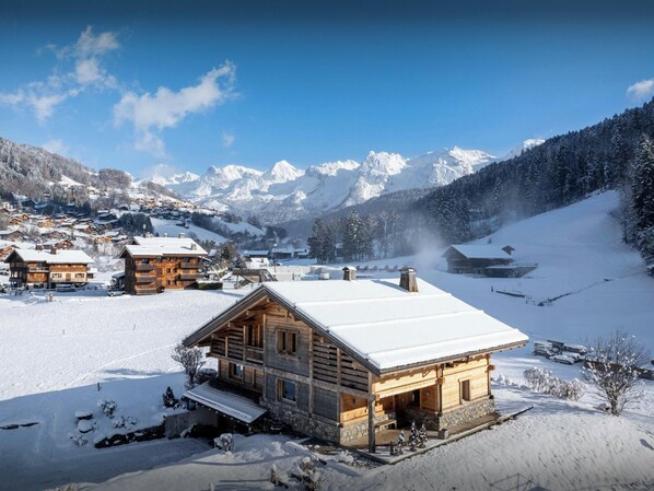 Exterior - Chalet Ibusta - ski-in ski-out base for 10, sauna & hot tub - OVO Network (Le Grand-Bornand)