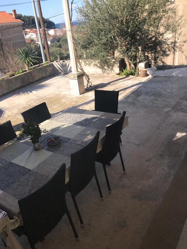 Restauration en plein air