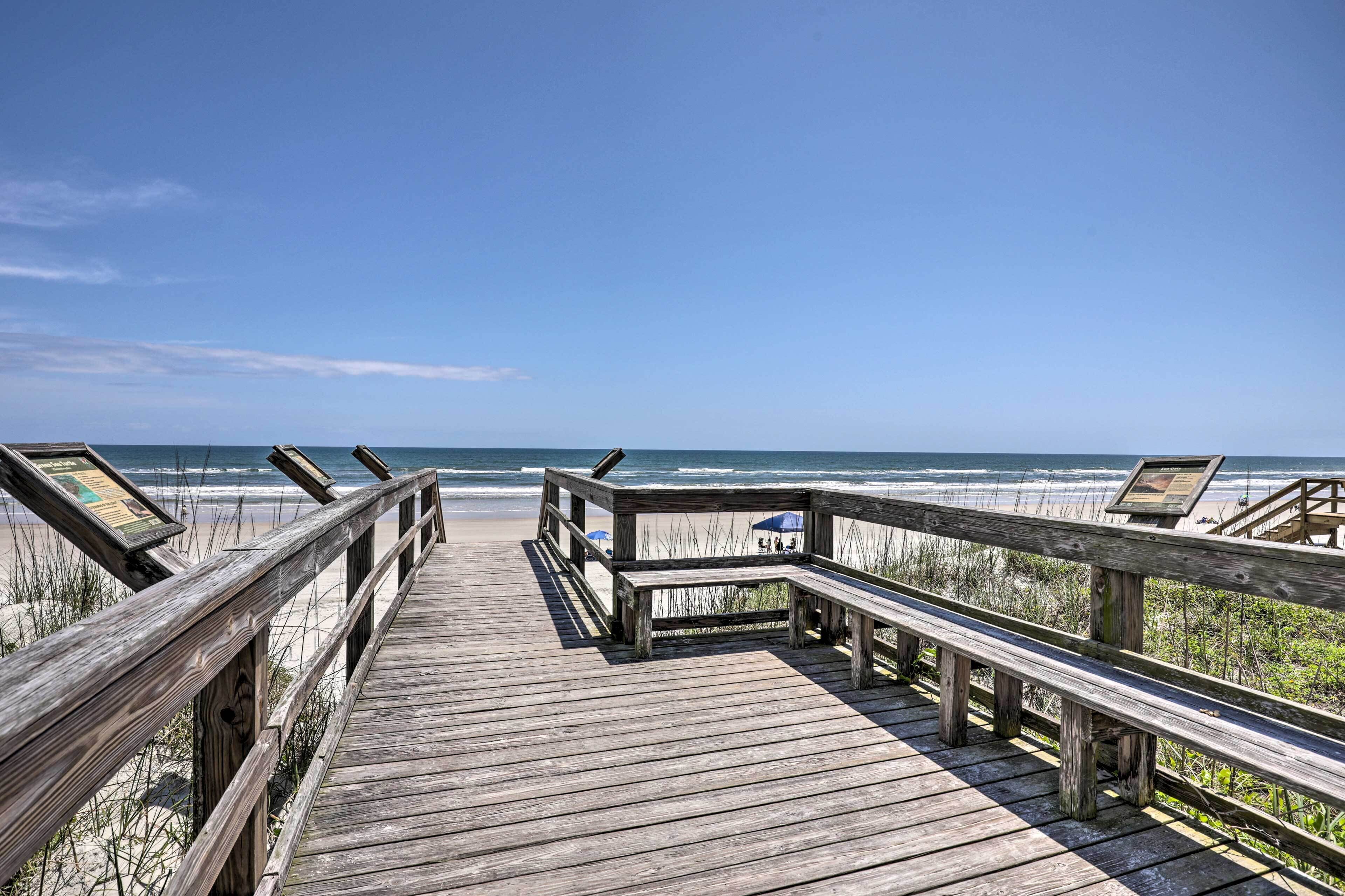 Beach nearby