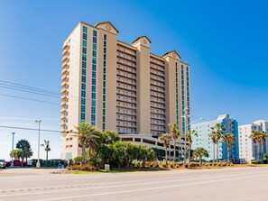 Exterior - Beachfront Condo in Gulf Shores | Private Balcony with Unblocked Views! (Gulf Shores)
