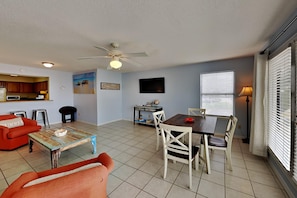 Living Room and Dining Area