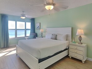 2 bedrooms, iron/ironing board, WiFi, bed sheets - Beachfront Condo with Wall to Wall Windows and Gulf Front Balcony! (Fort Walton Beach)