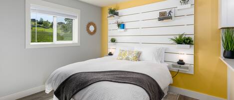 1 habitación, tabla de planchar con plancha, wifi gratis y ropa de cama