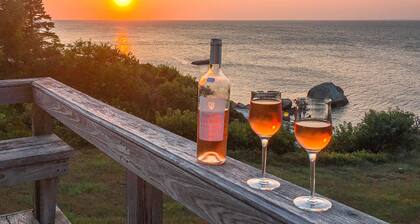 Dog-Friendly Beachfront Home w/Deck, Free WiFi, Ocean Views, & Wood Fireplace