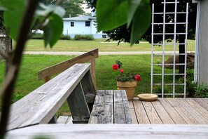 Terrace/patio - Snowball Hill Cottage - Near Pemaquid Beach & New Harbor Village. (Bristol)