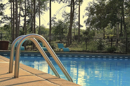 Indoor pool, seasonal outdoor pool