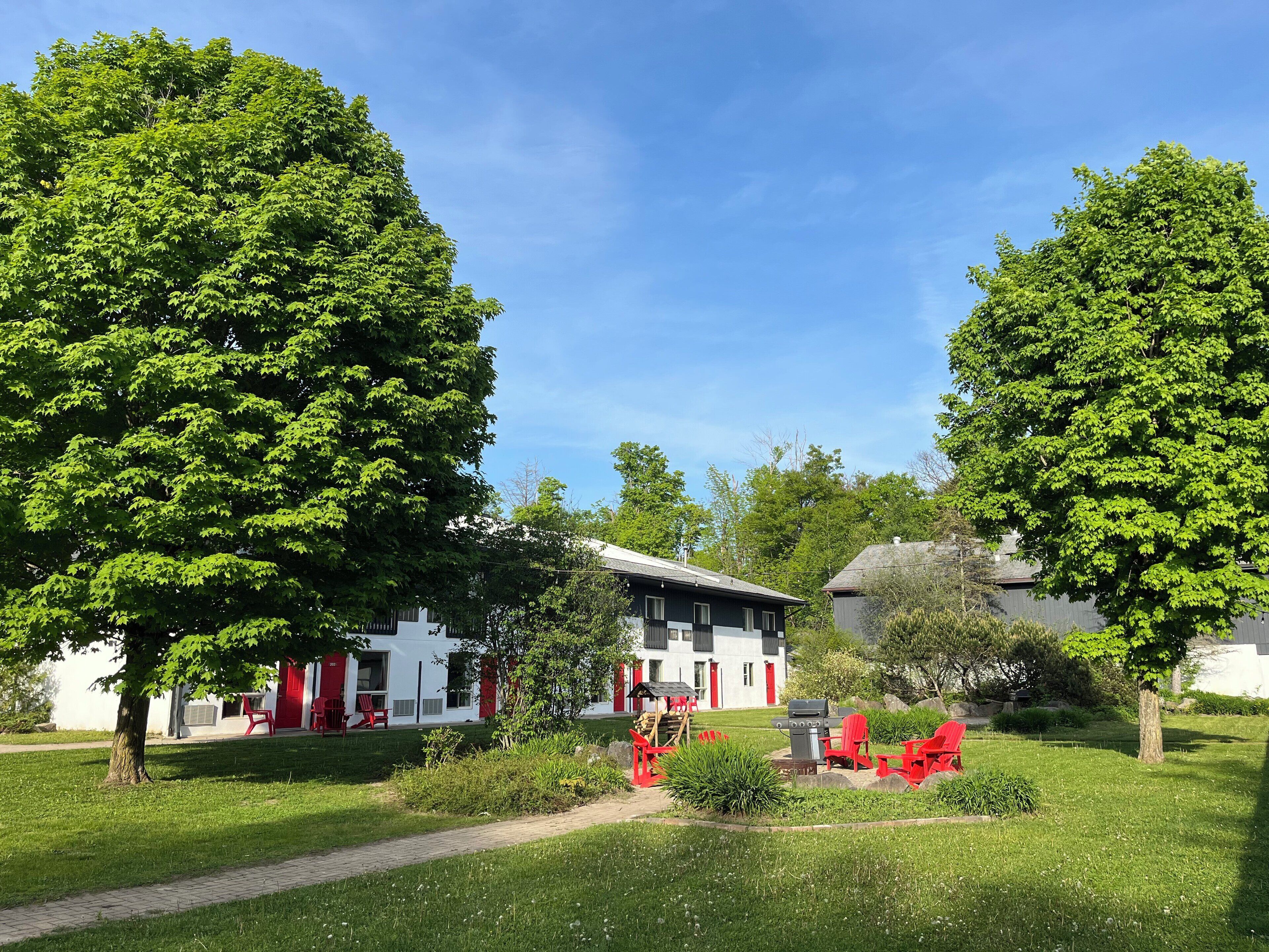 Overnatningsstedets facade