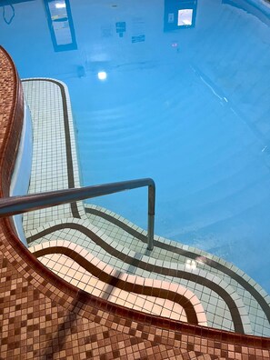 Indoor pool, seasonal outdoor pool