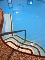 Indoor pool, seasonal outdoor pool