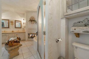 Douche, serviettes fournies
