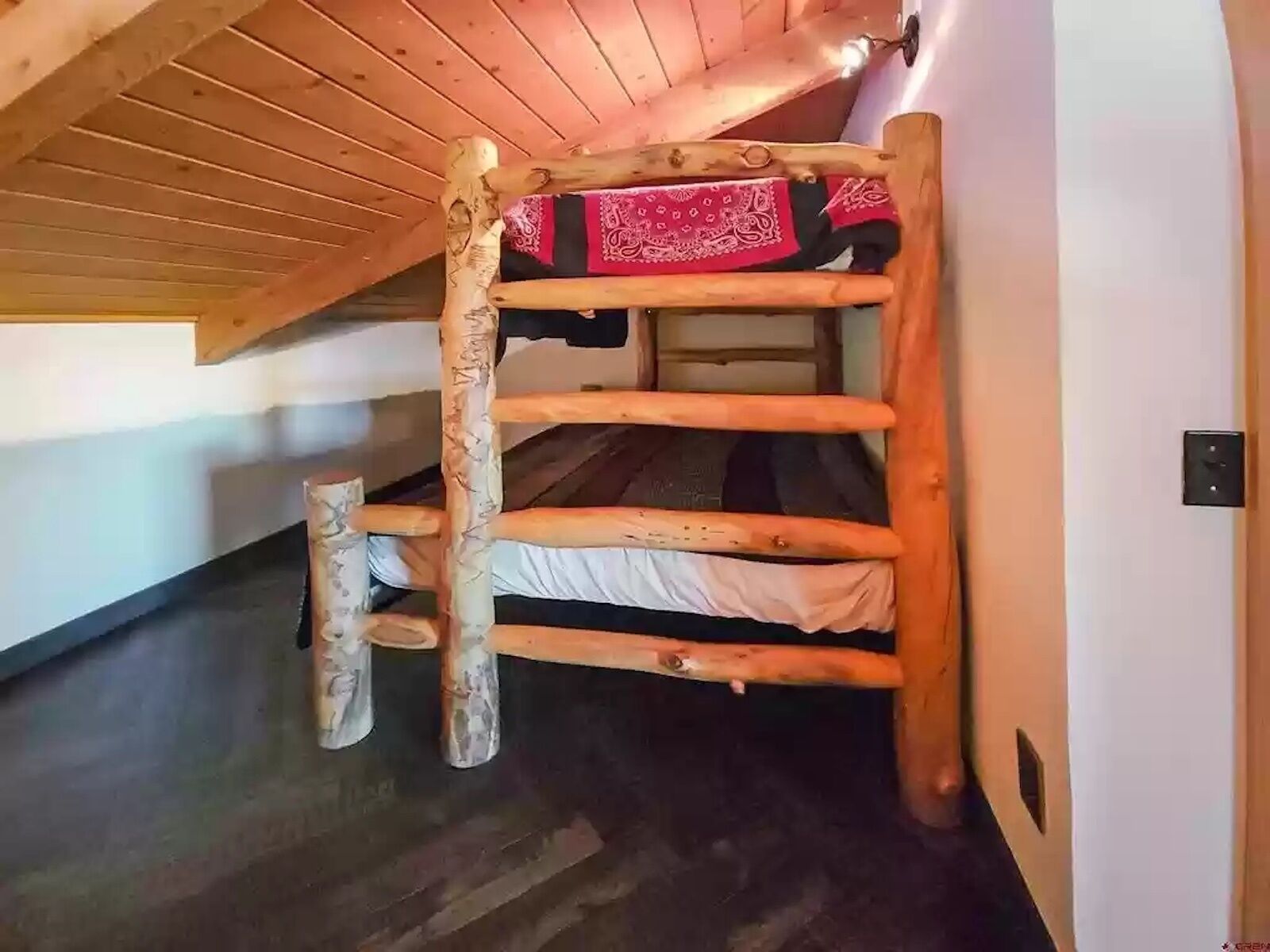 Colorado cabin featuring a EV car charging station