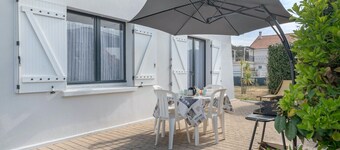 House avec jardin à 140m de la Plage