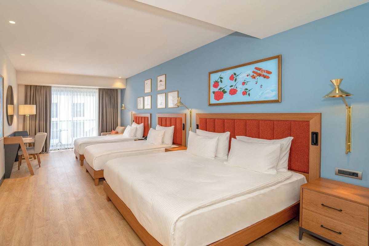 DELUXE LARGE ROOM | 高級寢具、免費迷你吧、客房內保險箱、書桌