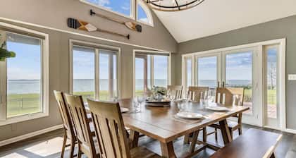 Kent Island Waterfront | Game Room | Pool | Outdoor Dining | Stunning View