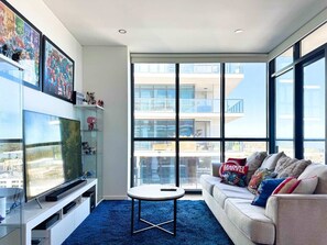 TV, video games, books, stereo