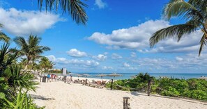 Beach nearby, beach towels