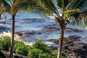 On the beach, beach towels