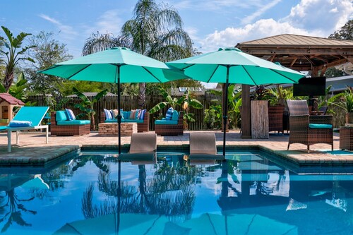 Family Beach Oasis with Heated Pool
