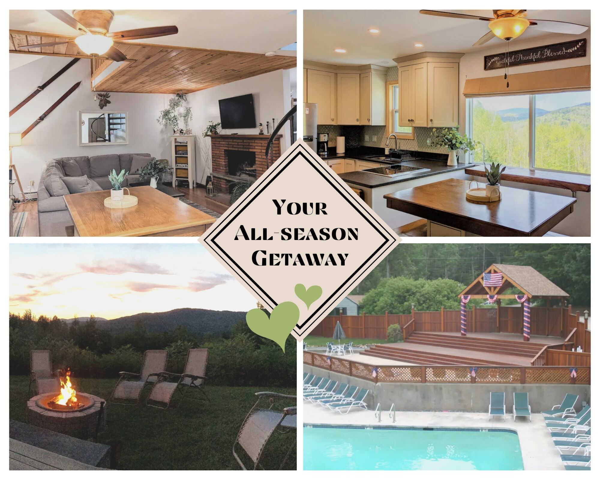 Cozy 3BR getaway w/ stunning mountain views