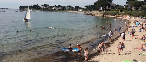 Tæt på stranden
