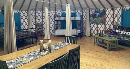 Pet-Friendly Yurt Sleeps 12 with Pool Access