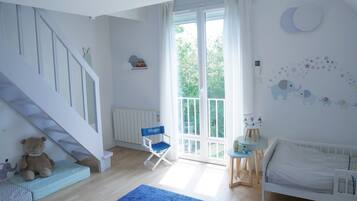 4 chambres, fer et planche Ă repasser, Wi-Fi gratuit, draps fournis