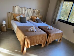 2 chambres, lit parapluie, Wi-Fi gratuit