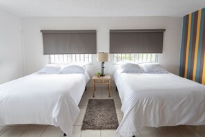 2 slaapkamers, een bureau, een strijkplank/strijkijzer, gratis wifi