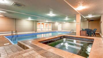 Indoor pool, a heated pool