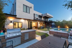 Outdoor dining - Dream Surf Home | Luxury Pool, Spa, Privacy (Cardiff By The Sea)