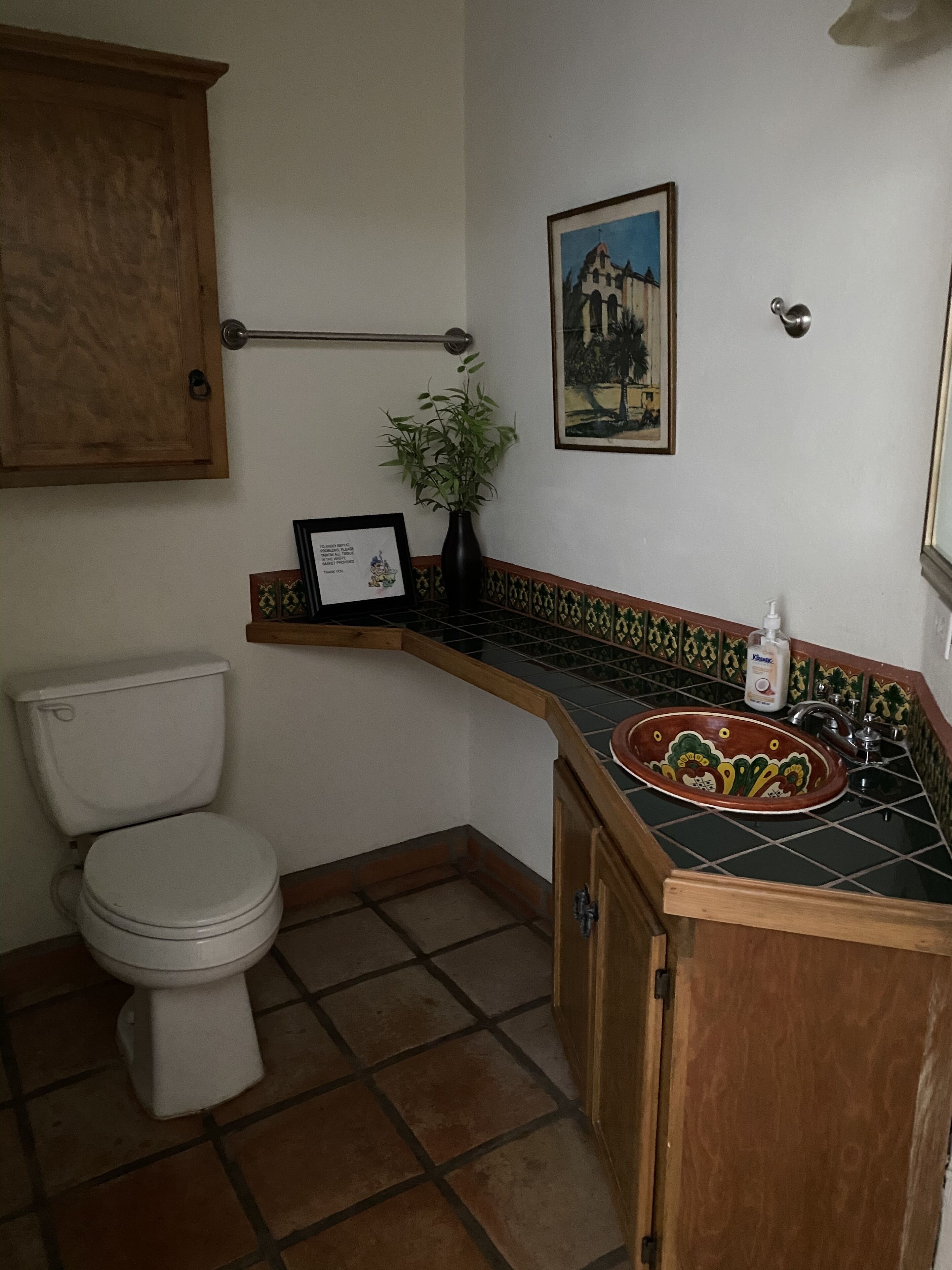 Mexican beach house on a penensula near la Bufadora Baja Mexico 