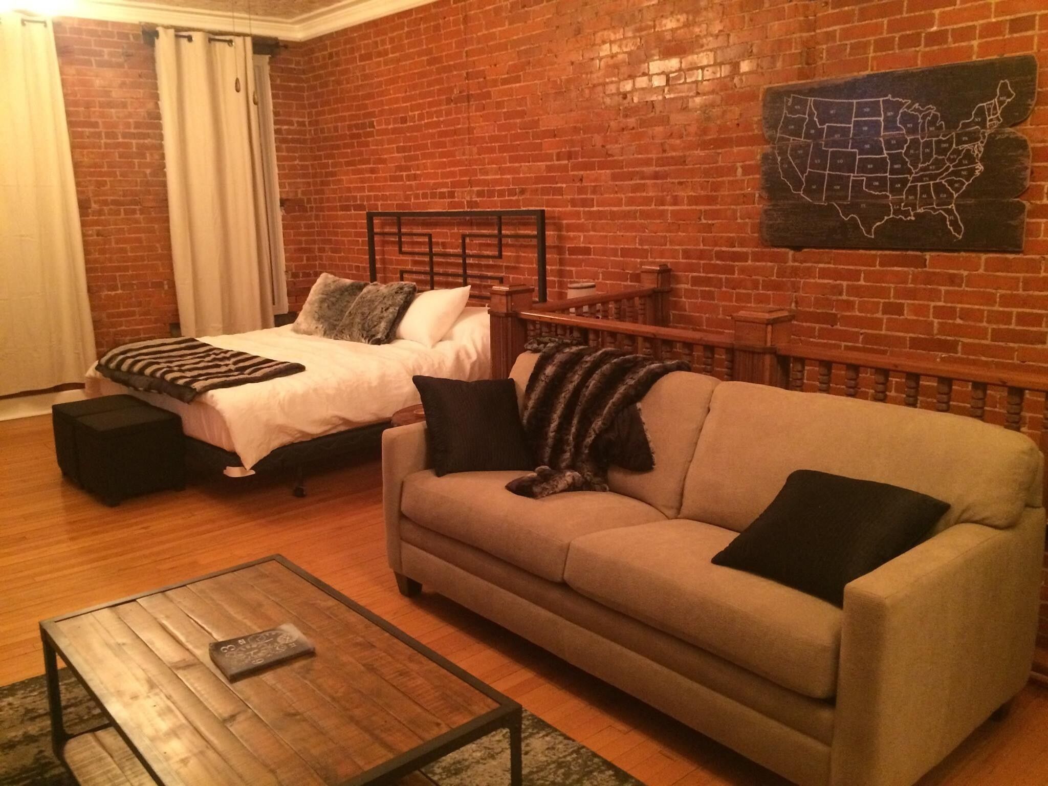 Updated Loft in the heart of downtown Olney!