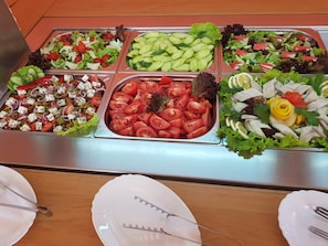 吃到飽自助式早餐