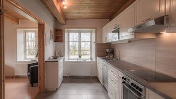 Kühlschrank, Mikrowelle, Ofen, Geschirrspüler