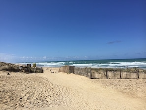On the beach