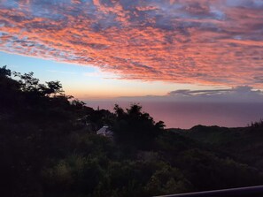 Blick von der Unterkunft