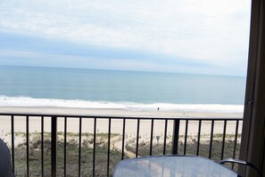 Property grounds - Comfortable 2 bedroom oceanfront condo with free WiFi, an outdoor pool, and balcony with an amazing ocean view located midtown just steps to the beach! (Ocean City)