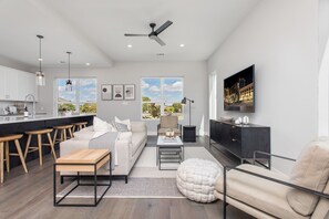 Smart TV, video games, ping pong, books
