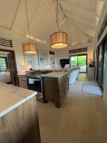 St. John Caribbean Cottage! Beautiful Property Close to Town; Quiet and Lush