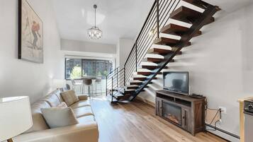 Condo, 1 Bedroom | Living area | TV