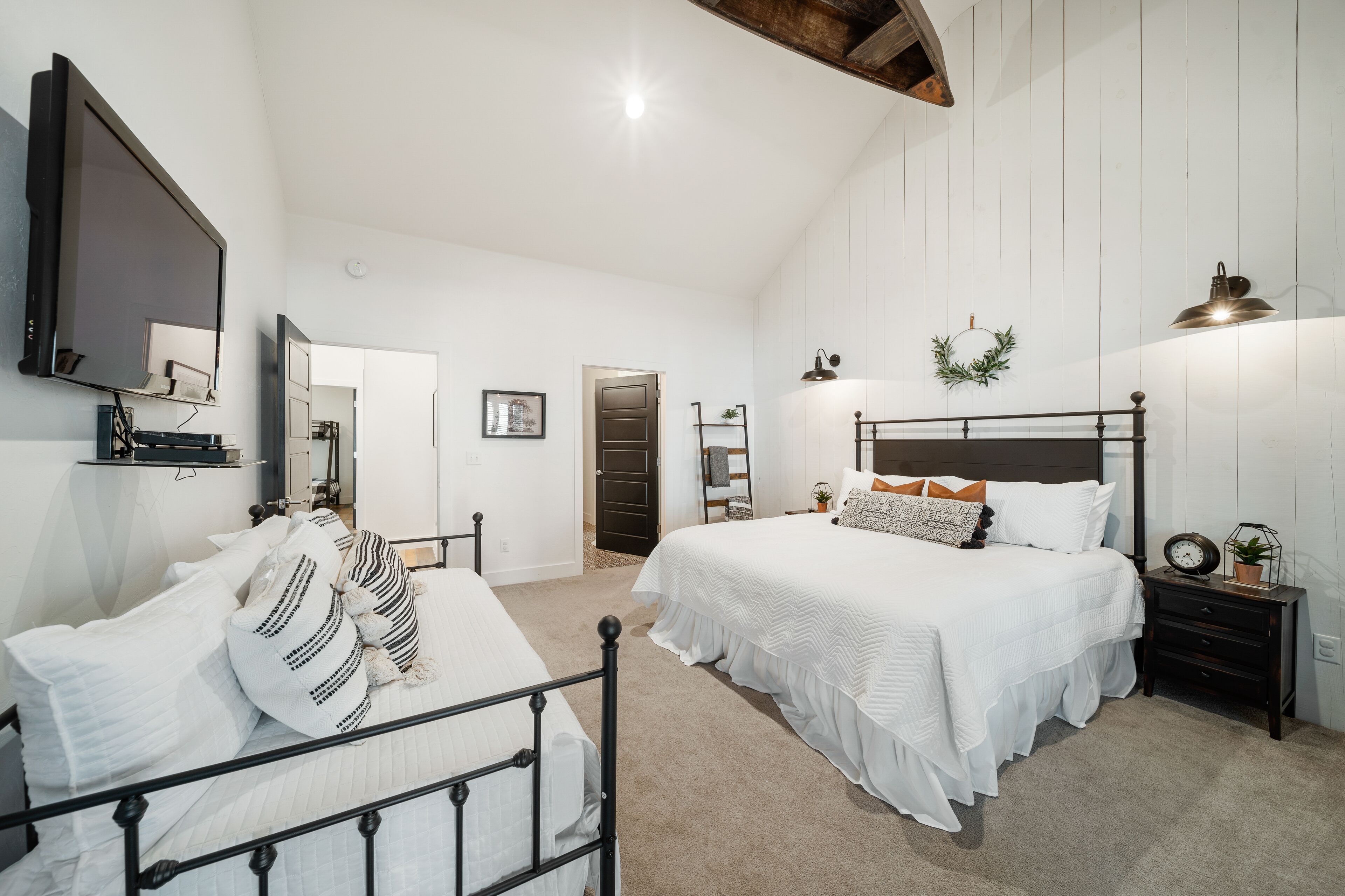 5 bedrooms, iron/ironing board, travel cot, free WiFi