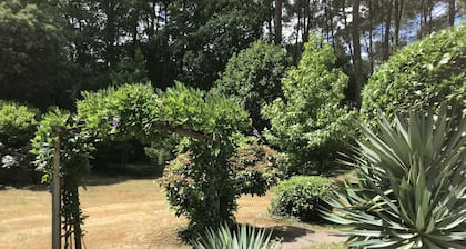 Gujan Mestras-La Hume, villa 3* 130 m2, 6 pers, parc arborĂ©, accĂšs La ChĂȘneraie