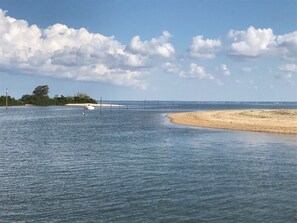 Vlak bij het strand