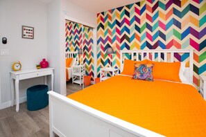 3 bedrooms, desk, iron/ironing board, free WiFi