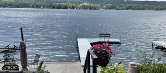 Lamoka Lake House with Sundeck and Dock in the Finger Lakes
