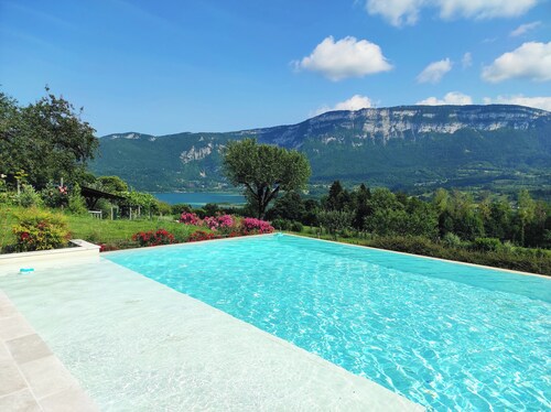 Lac Aiguebelette Soukavati 2 Pers vue Calme Breathtaking View Aiguebelette