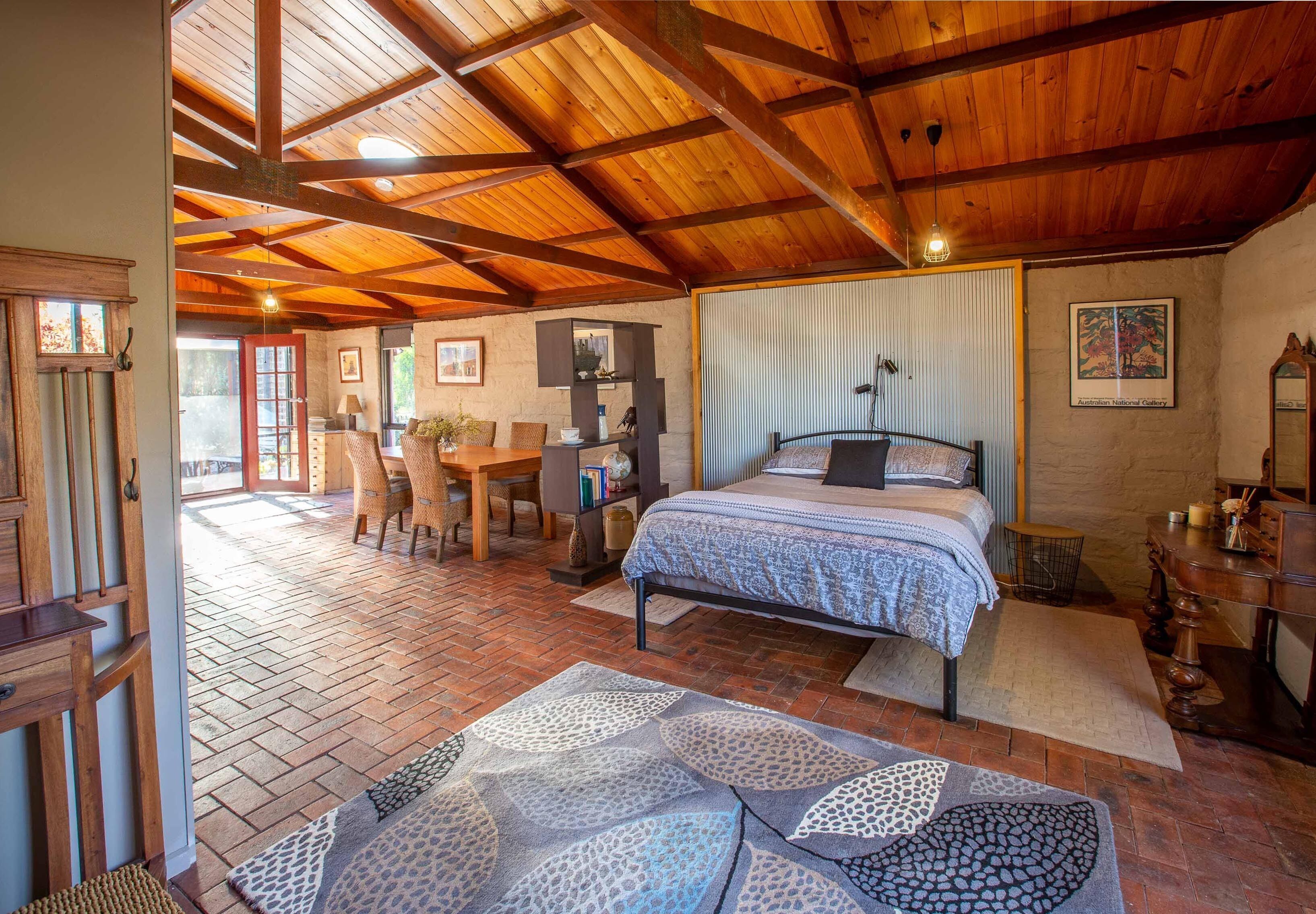 The Studio under the gum tree. 