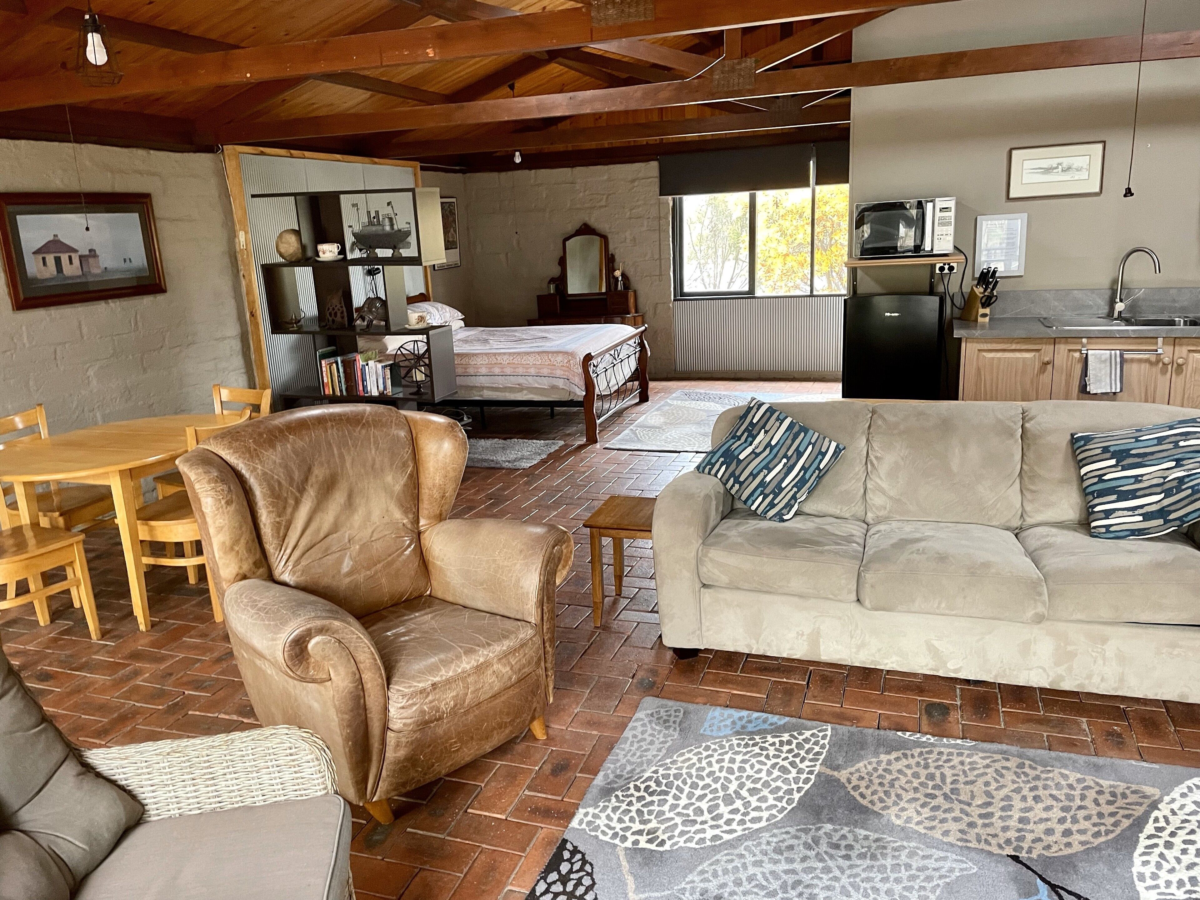 The Studio under the gum tree. 