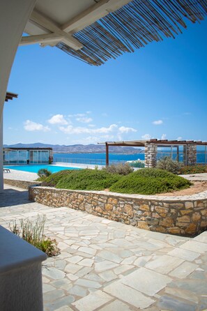 Villa, 2 Bedrooms, Smoking, Private Pool | Property grounds - Holiday Sunset Villa Above the Beach (Paros)