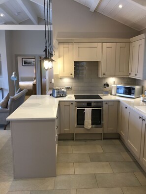 Loft, 2 Bedrooms, Accessible, Balcony | Interior - 5 Luxury Lodge With Beautiful Views of the Taf Estuary (Carmarthen)